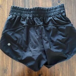 Women’s black lululemon shorts